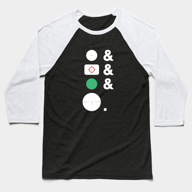 Optics Tribute Baseball T-Shirt by CCDesign